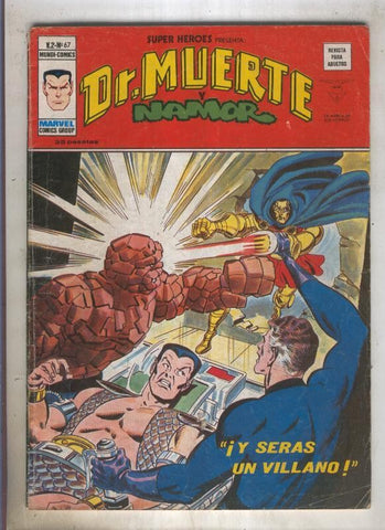 SUPER HEROES numero 067: DR MUERTE (1contraportada)