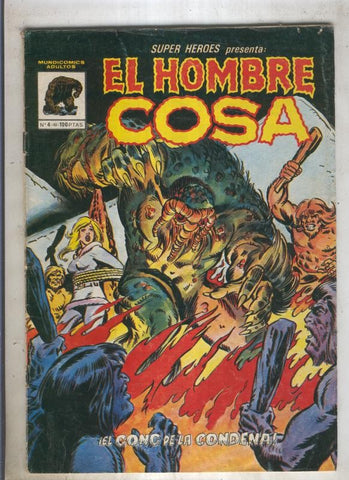 SUPER HEROES numero 004: EL HOMBRE COSA (2contraportada)