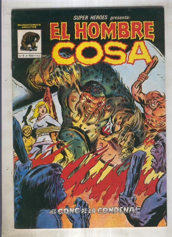 SUPER HEROES numero 004: EL HOMBRE COSA (3contraportada)