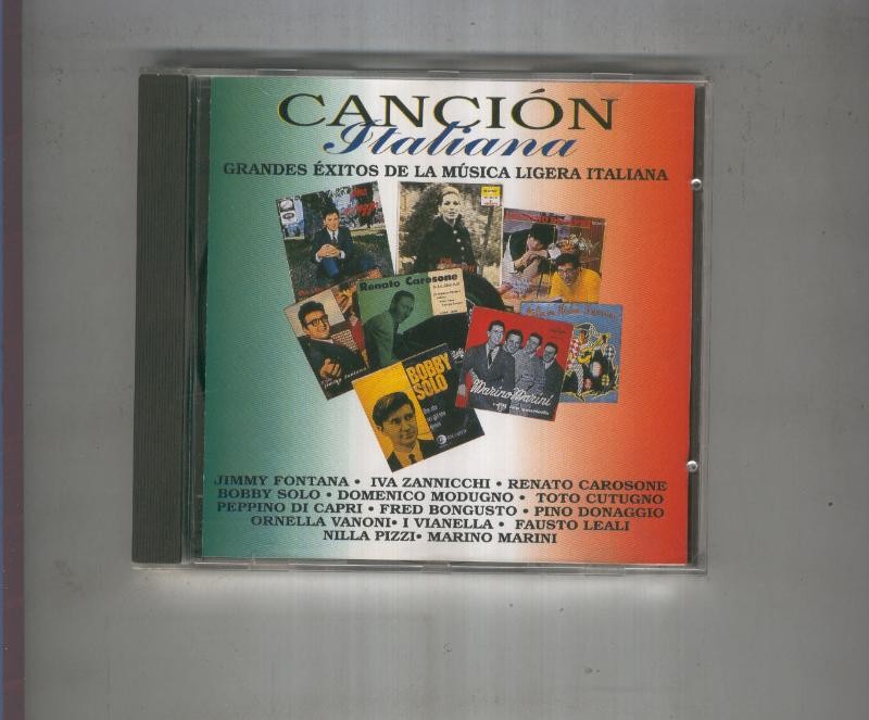 CD musica: CANCION ITALIANA grandes exitos