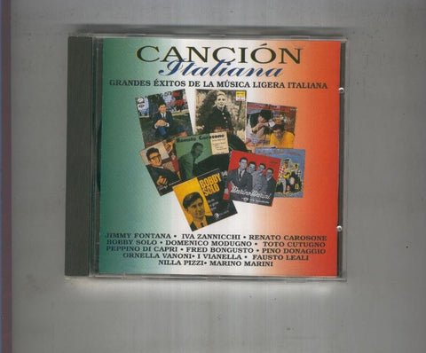 CD musica: CANCION ITALIANA grandes exitos