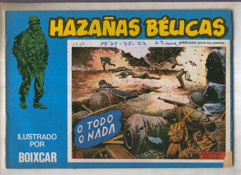 Hazañas belicas Numero 122 (numerado 01en contraportada)