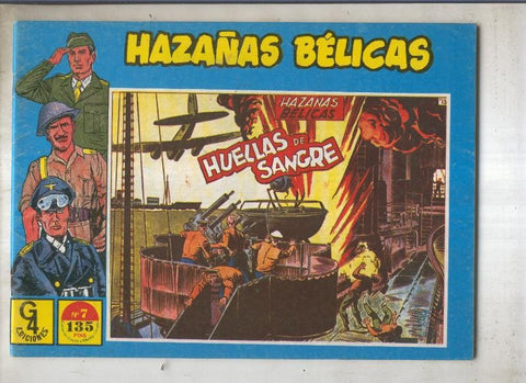 Hazañas belicas numero 07 (numerado 01 en cotraportada)