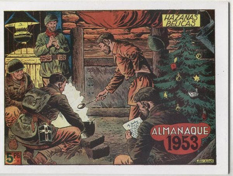 Hazañas Belicas almanaque facsimil 1953