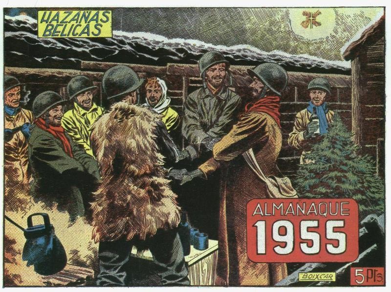Hazañas Belicas almanaque facsimil 1955