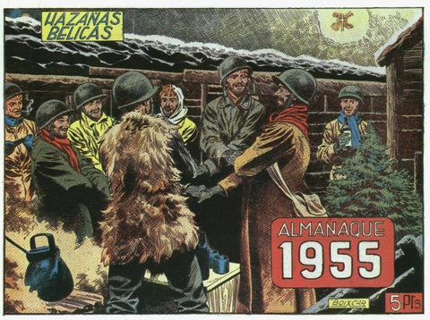Hazañas Belicas almanaque facsimil 1955