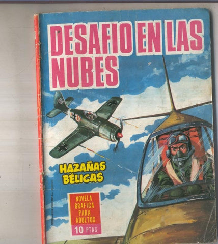 Hazañas Belicas libreta numero 125 Desafio en las nubes