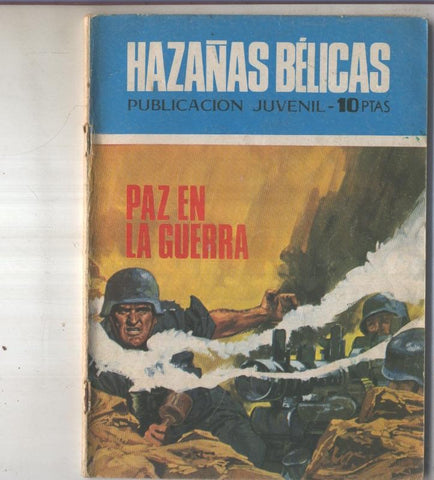 Hazañas Belicas libreta numero 228 Paz en la guerra