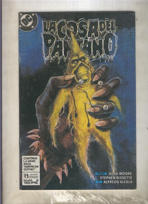 La Cosa del Pantano Saga American Ghothic numero 06