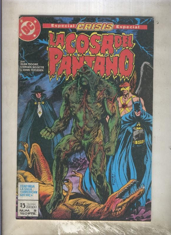 La Cosa del Pantano Saga American Ghothic numero 09