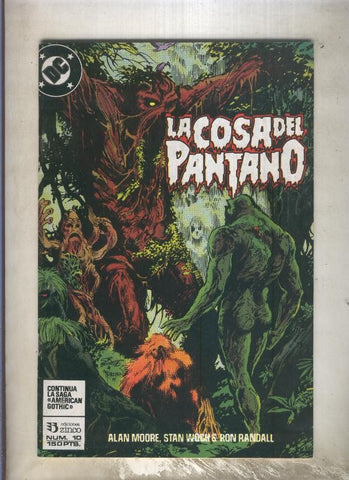 La Cosa del Pantano Saga American Ghothic numero 10