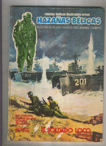 Hazañas Belicas 25ptas Numero 10 (numerado 1 en trasera)