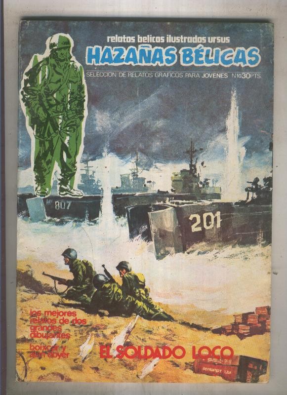 Hazañas Belicas 25ptas Numero 10 (numerado 2 en trasera)
