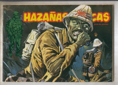 HAZAÑAS BELICAS formato apaisado numero: 087  (grapa sacada)