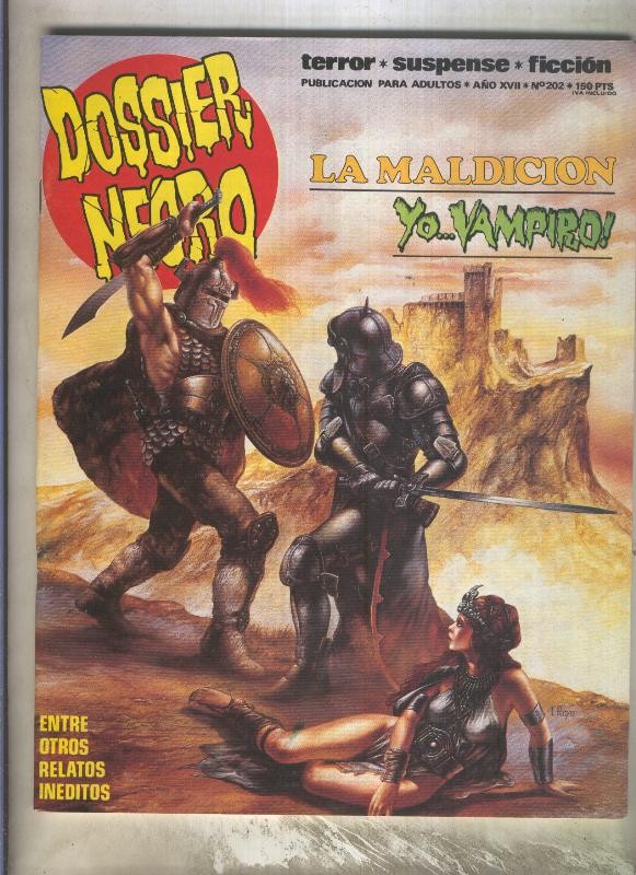 Dossier Negro numero 202 (numerado 1 en trasera)