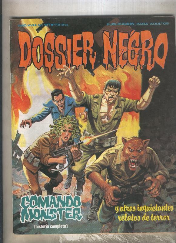 Dossier Negro numero 187 (numerado 2 en trasera)