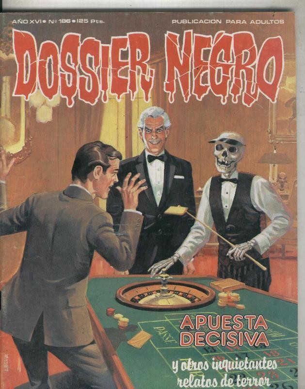 Dossier Negro numero 186 (numerado 1 en trasera)