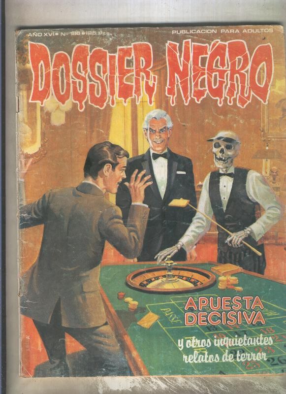 Dossier Negro numero 186 (numerado 2 en trasera) (algo aviejado)