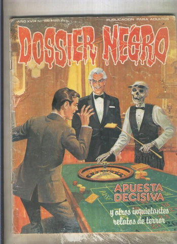 Dossier Negro numero 186 (numerado 2 en trasera) (algo aviejado)