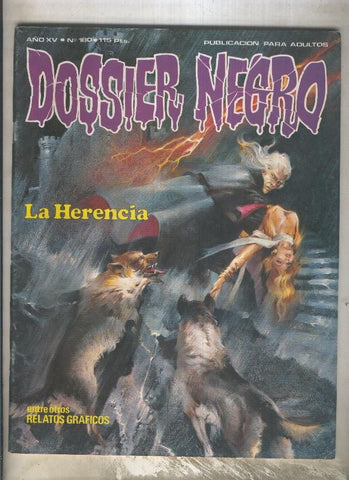 Dossier Negro numero 180 (numerado 1 en trasera)