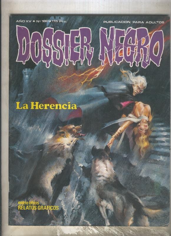 Dossier Negro numero 180 (numerado 2 en trasera)