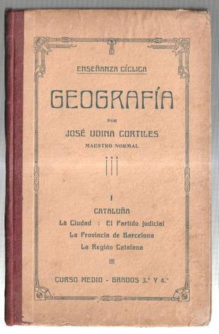 Geografia, curso medio, grados 3º y 4º