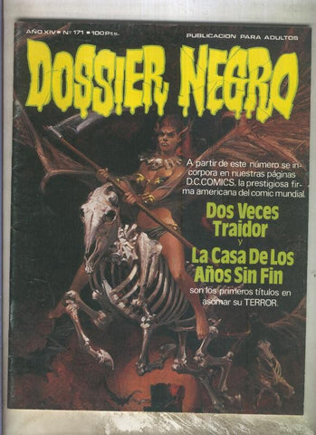Dossier Negro numero 171 (numerado 1 en trasera)