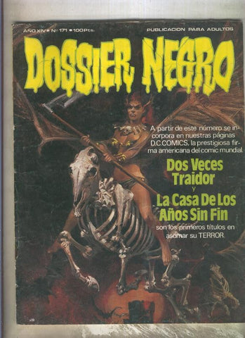 Dossier Negro numero 171 (numerado 3 en trasera)