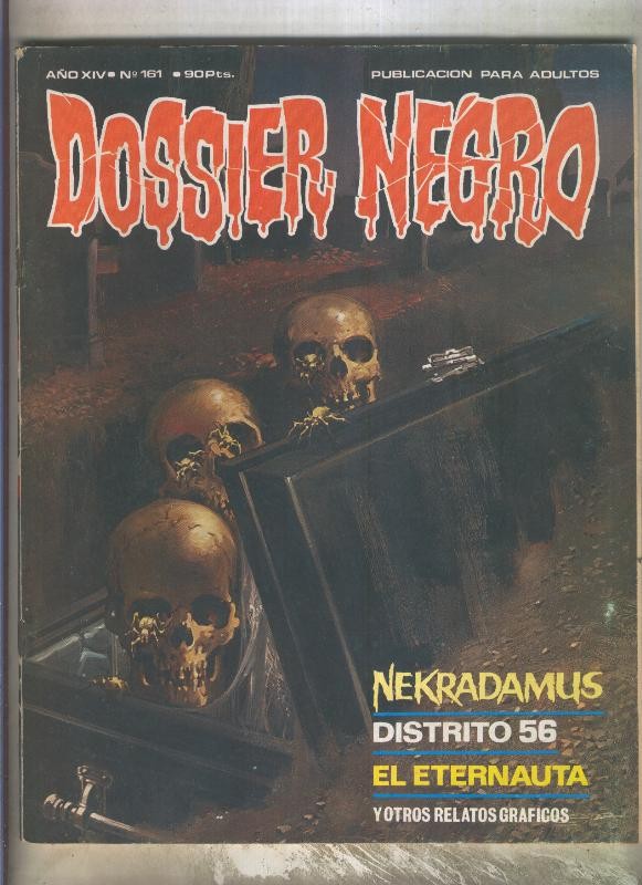 Dossier Negro numero 161 (numerado 1 en trasera)