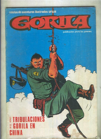 Gorila numero 6: Las tribulaciones de Gorila en china (numerado 2 en trasera)