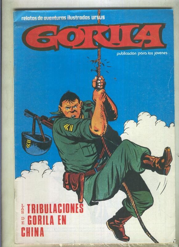 Gorila numero 6: Las tribulaciones de Gorila en china (numerado 3 en trasera)