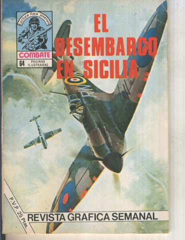 Combate, formato pequeño numero 220: El desembarco en Sicilia