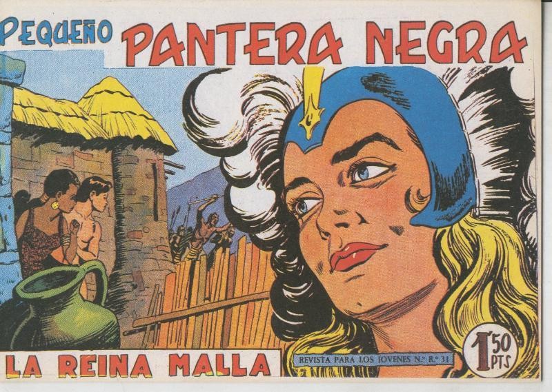 Pequeño Pantera Negra, facsimil numero 139: La reina Malla