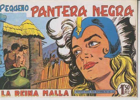 Pequeño Pantera Negra, facsimil numero 139: La reina Malla