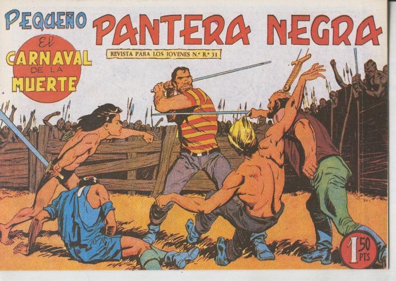 Pequeño Pantera Negra, facsimil numero 140: El carnaval de la muerte