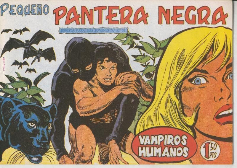 Pequeño Pantera Negra, facsimil numero 147: Vampiros humanos