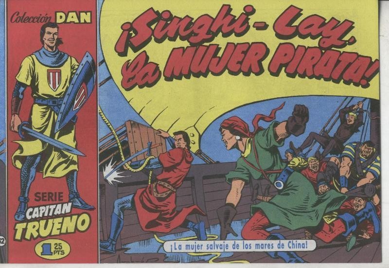 El Capitan Trueno facsimil El Periodico numero 032: Singhi Lay, la mujer pirata
