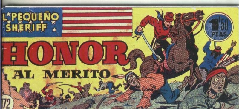 El Pequeño sheriff facsimil numero 172: Honor al merito