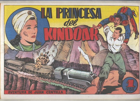 Facsimil: Juan centella primera serie numero 21: La princesa del Kindoar