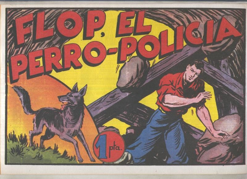 Facsimil: Juan centella primera serie numero   : Flop, el perro policia