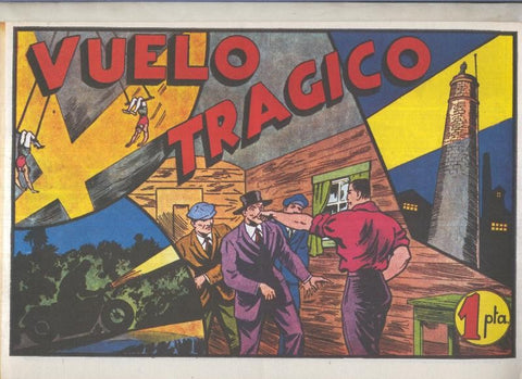 Facsimil: Juan centella primera serie numero 12: vuelo tragico