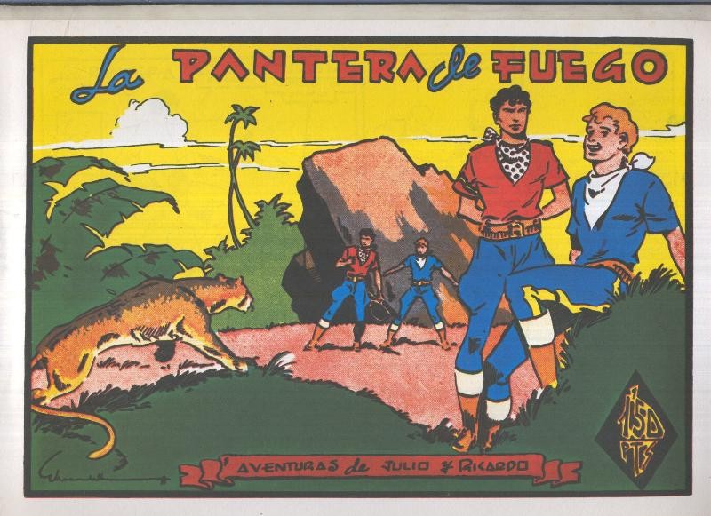 Facsimil Julio y Ricardo: La pantera de fuego