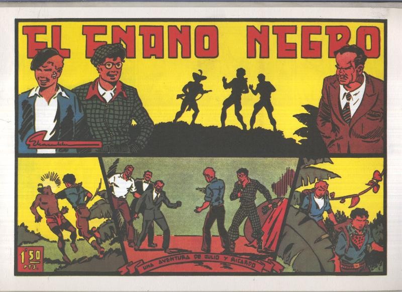Facsimil Julio y Ricardo: El enano negro