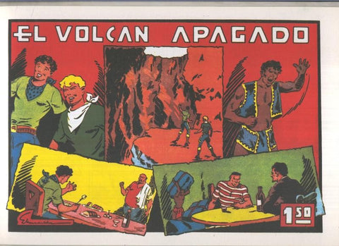 Facsimil Julio y Ricardo: El volcan apagado