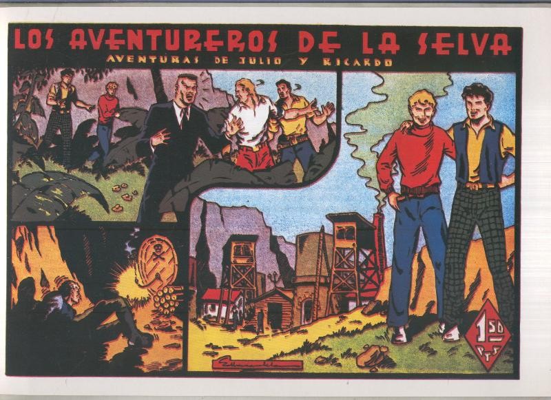 Facsimil Julio y Ricardo: Los aventureros de la selva