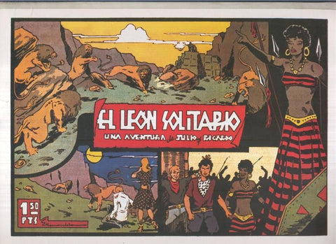 Facsimil Julio y Ricardo: El leon solitario