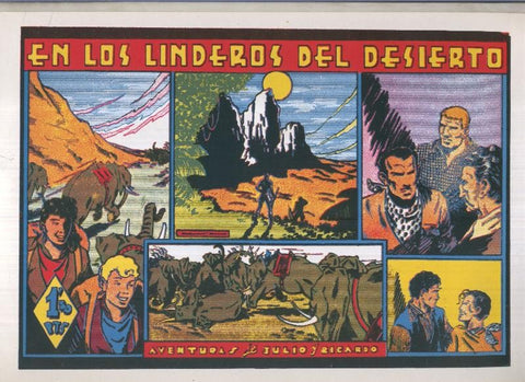 Facsimil Julio y Ricardo: En los linderos del desierto