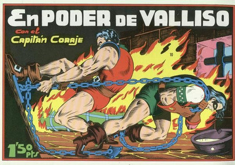 Facsimil: El Capitan Coraje numero 10: En poder de Valliso