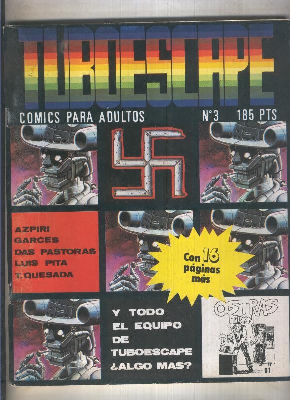 Tuboescape revista de comics para adultos numero 03