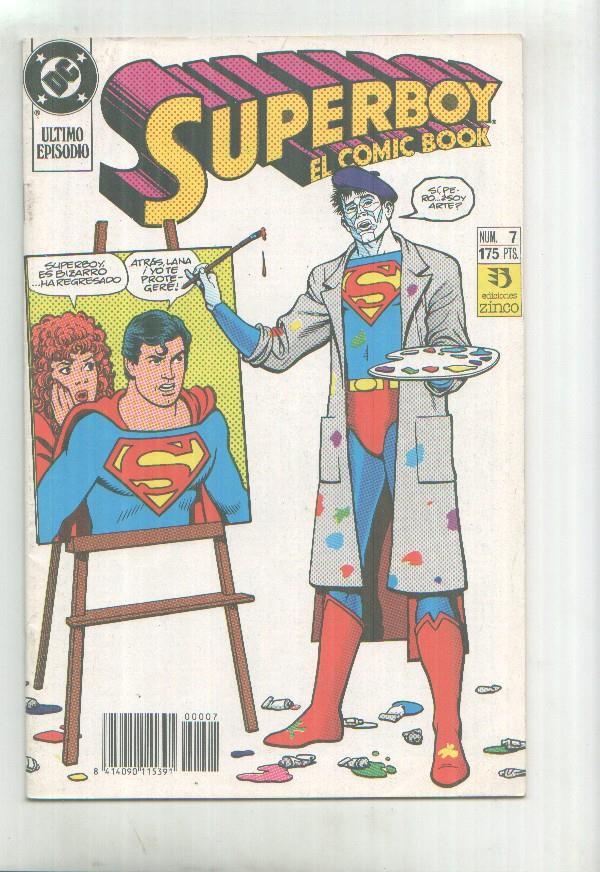 Superboy numero 7: pero..soy arte (numerado 1 en trasera)